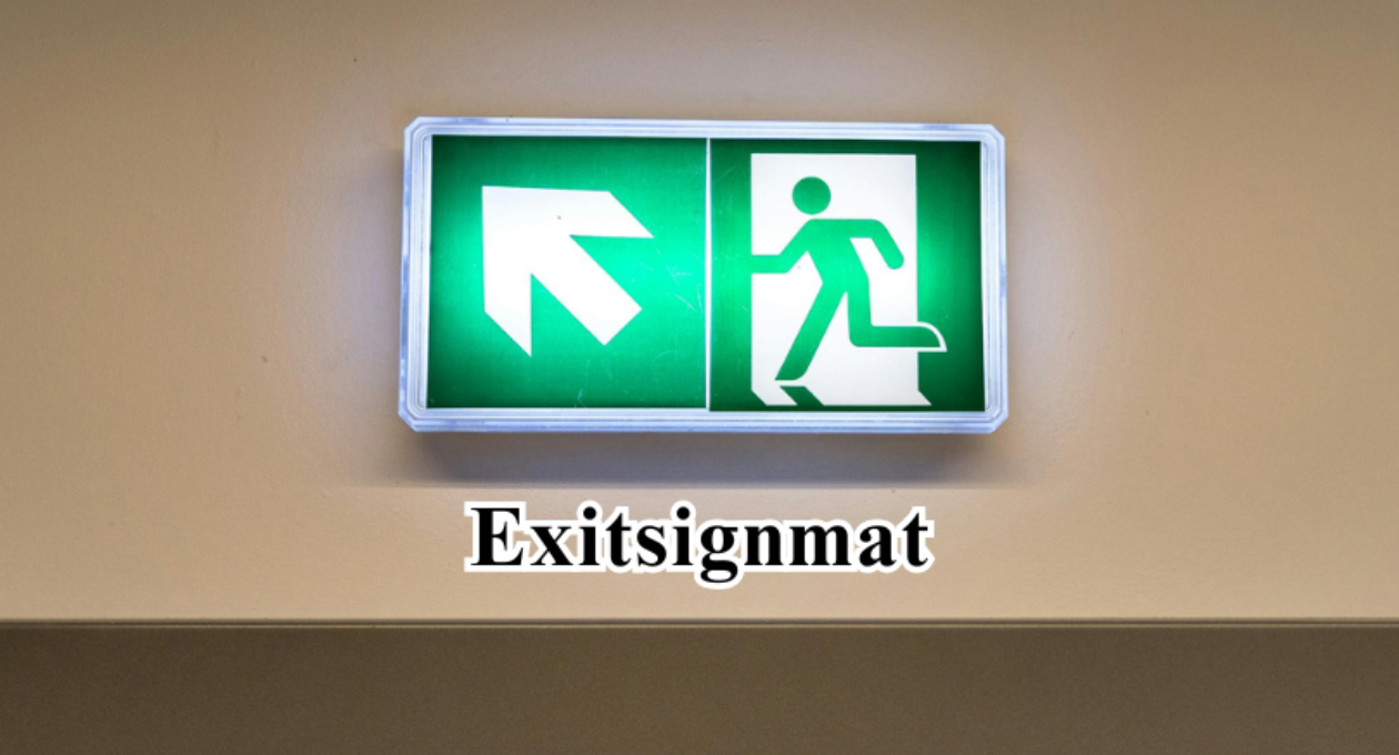Exitsignmat