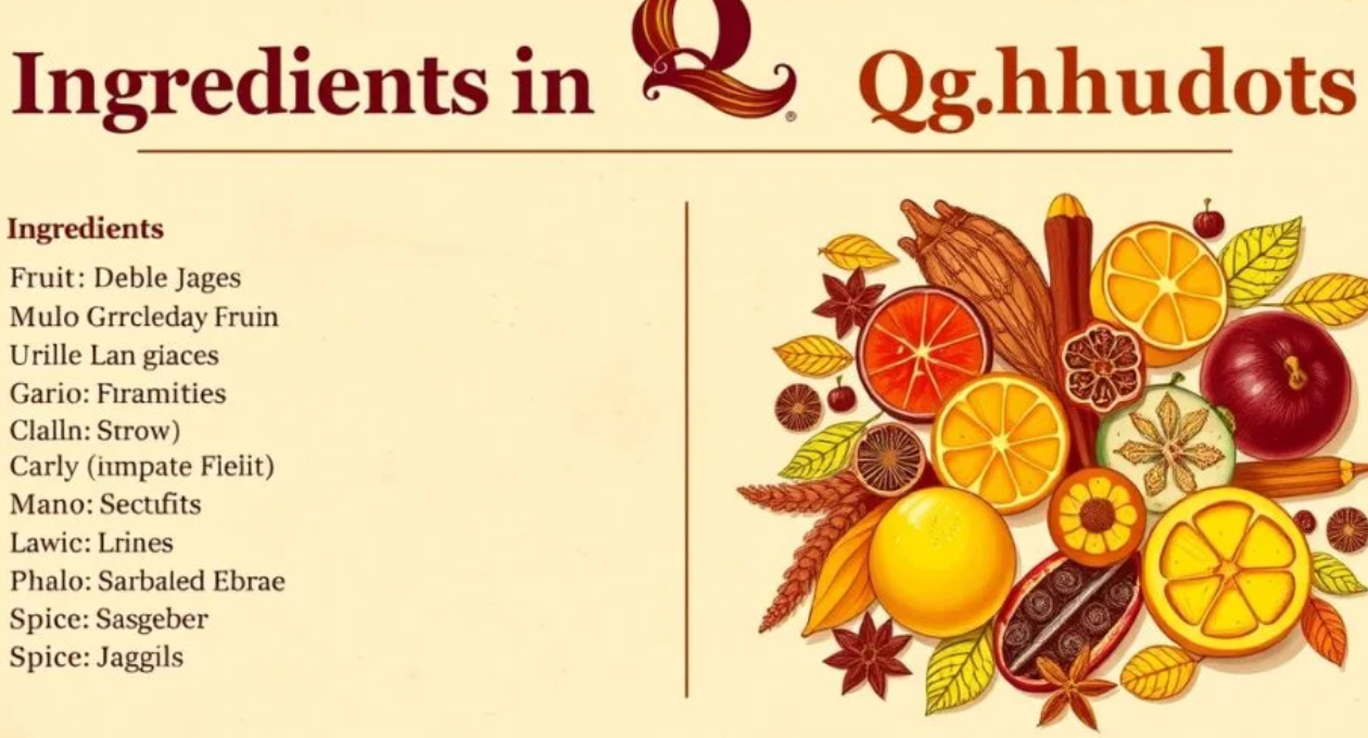 Ingredients in Qoghundos